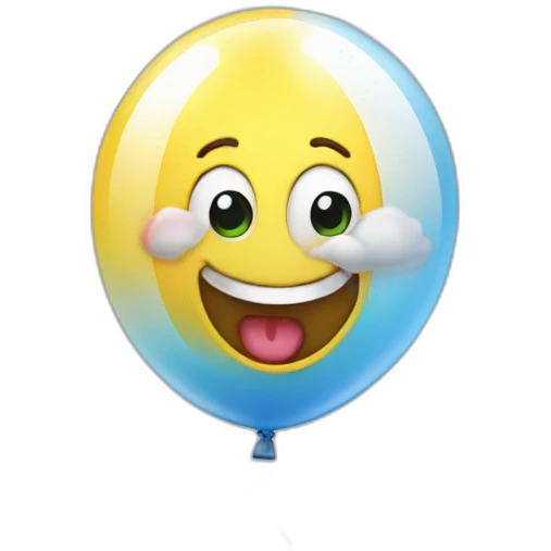 Laughing gas balloon  emoji