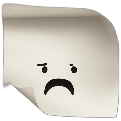 a piece of paper emoji
