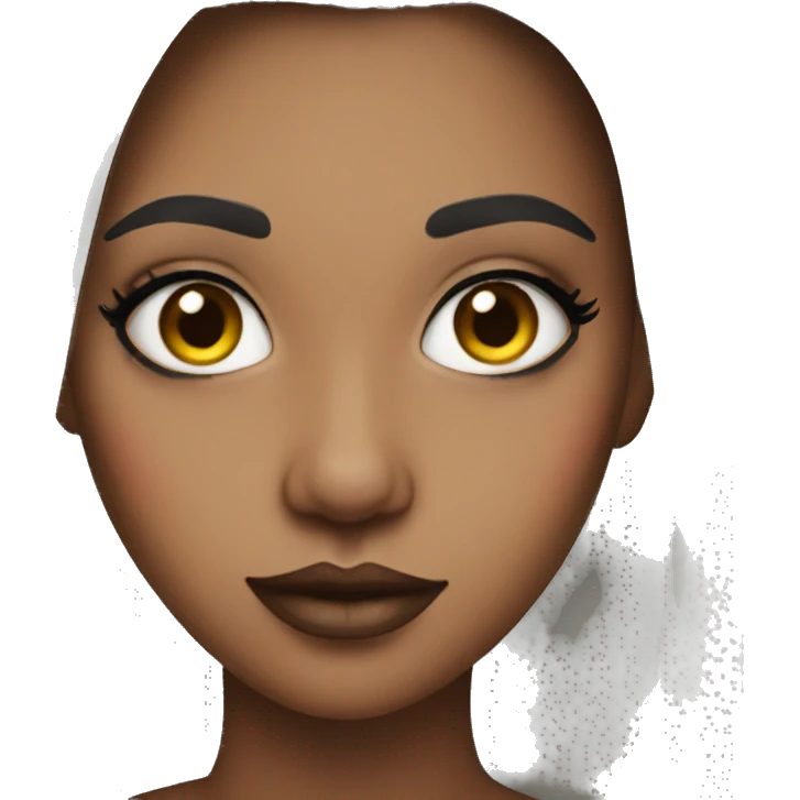 Girl with makeup  emoji