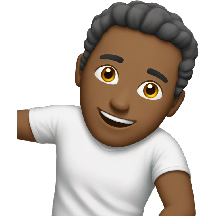 Коричневый пудель emoji