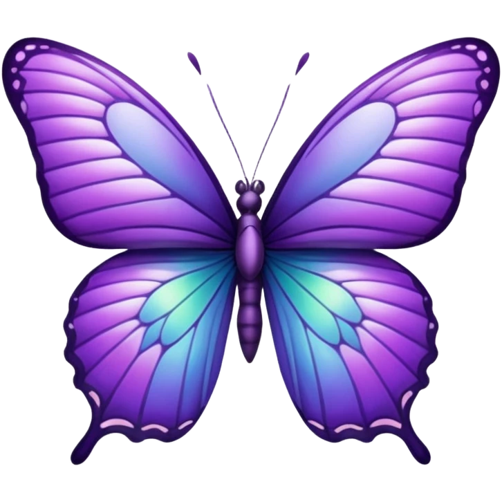 Purple butterfly  emoji