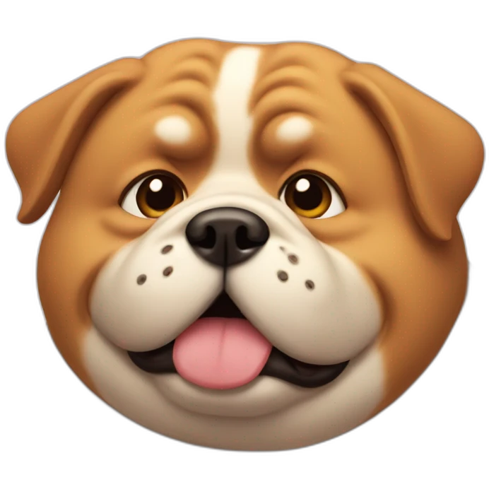 Fat dog emoji