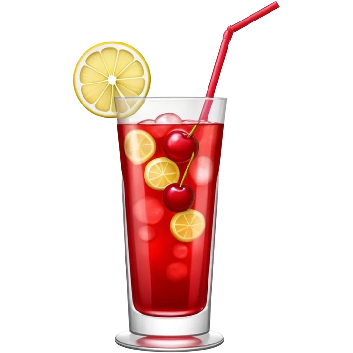 Shirley temple drink  emoji