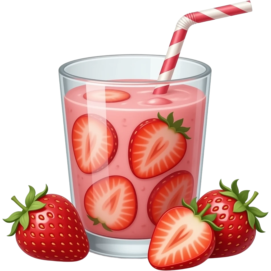 STRAWBERRY SMOOTHIE emoji