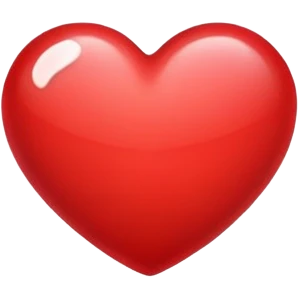 A cute heart adorable  emoji
