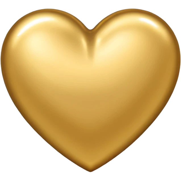 Gold Heart  emoji