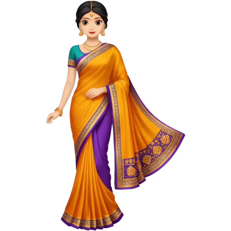 saree without woman emoji