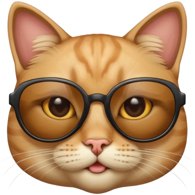 Cat wearing sunglasses emoji