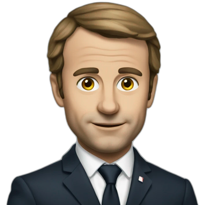 macron demision emoji