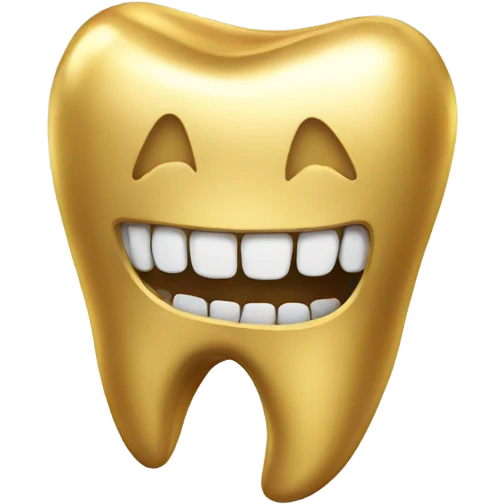 Gold tooth emoji