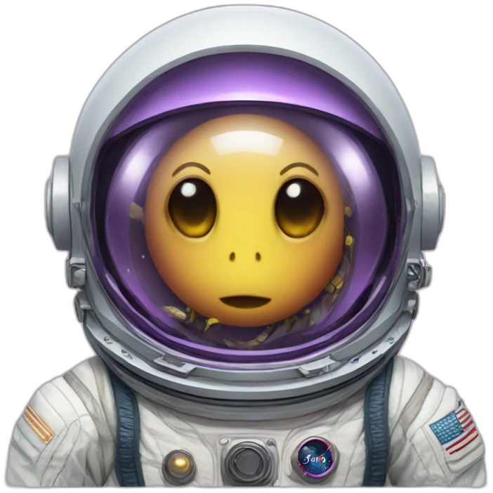 Aesthetic octopus astronaut emoji