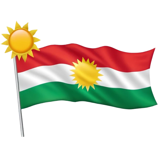 Kurdistan flag  emoji
