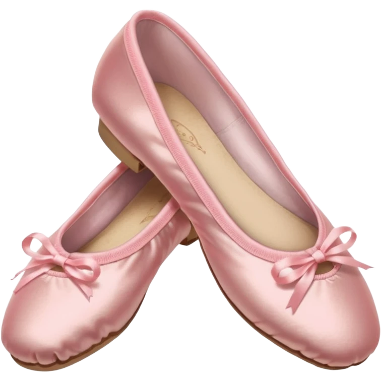 Pink ballet point shows emoji