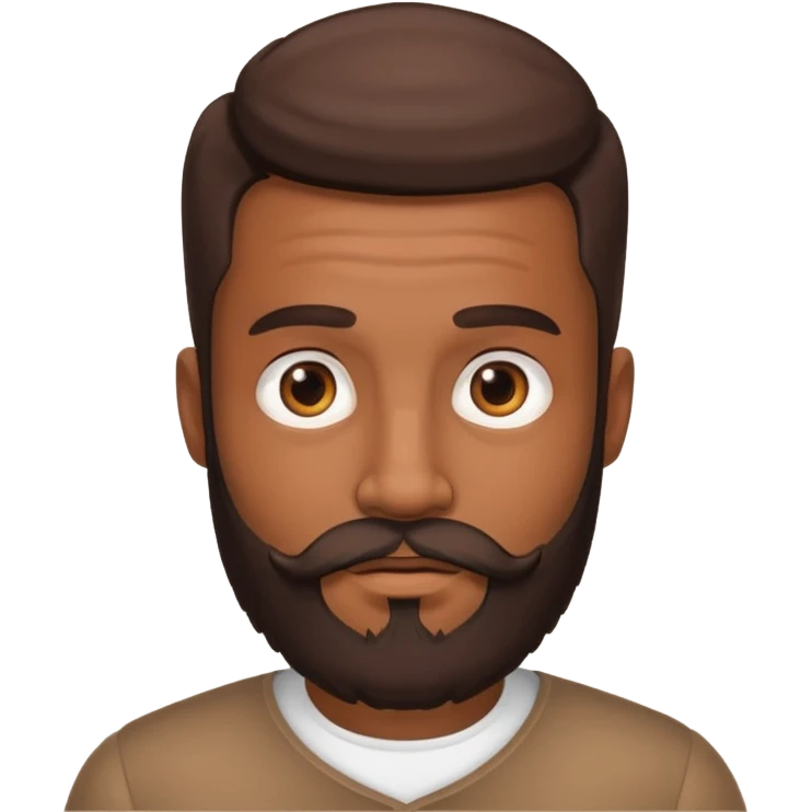 different beard emoji