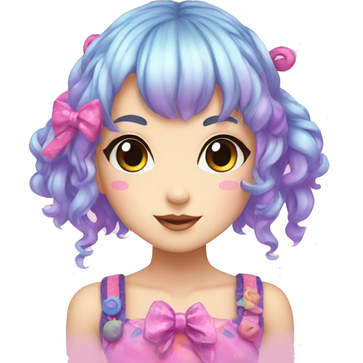 kawaii decora girl emoji
