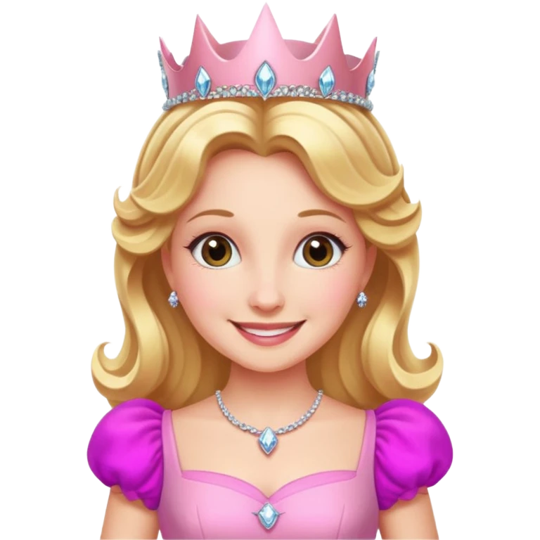 Glinda from Wicked movie, pink emoji