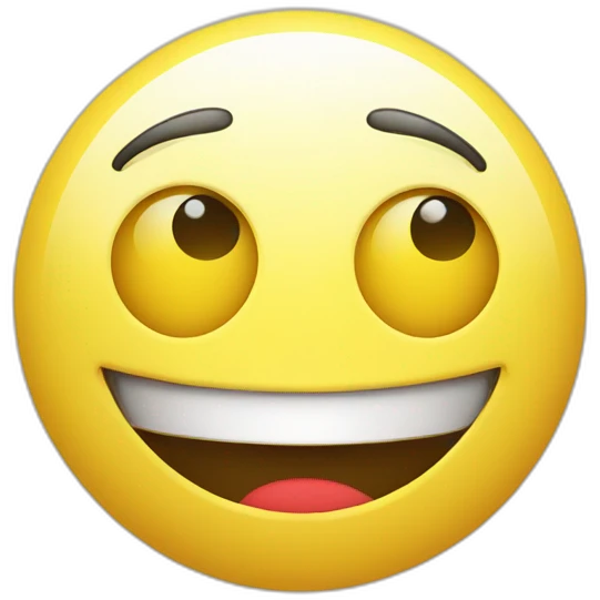 Smiley in Ukrainian style warning with text place for text emoji