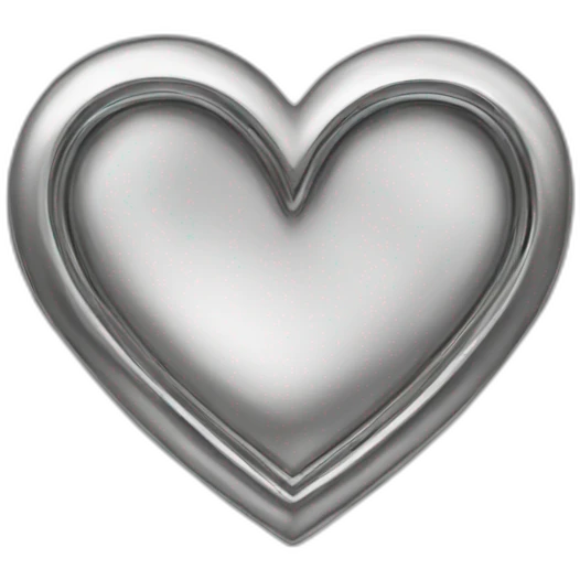 chrome heart outline emoji