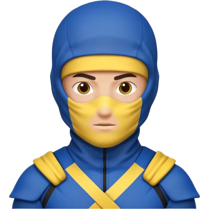 Ukraine, flash, ninja emoji
