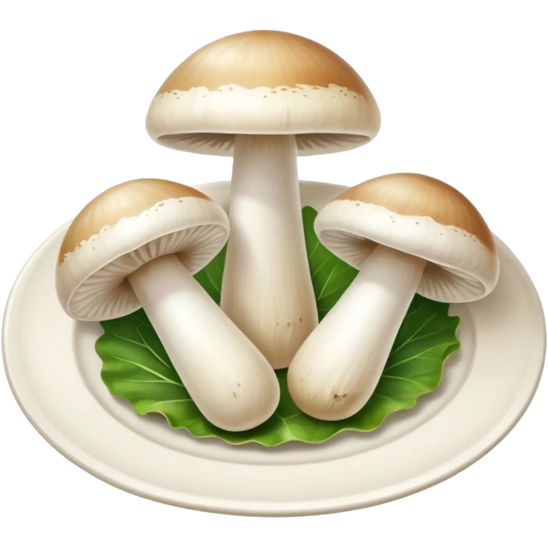 3 champignons on the plat emoji