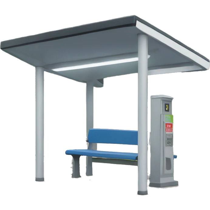 small bus stop emoji