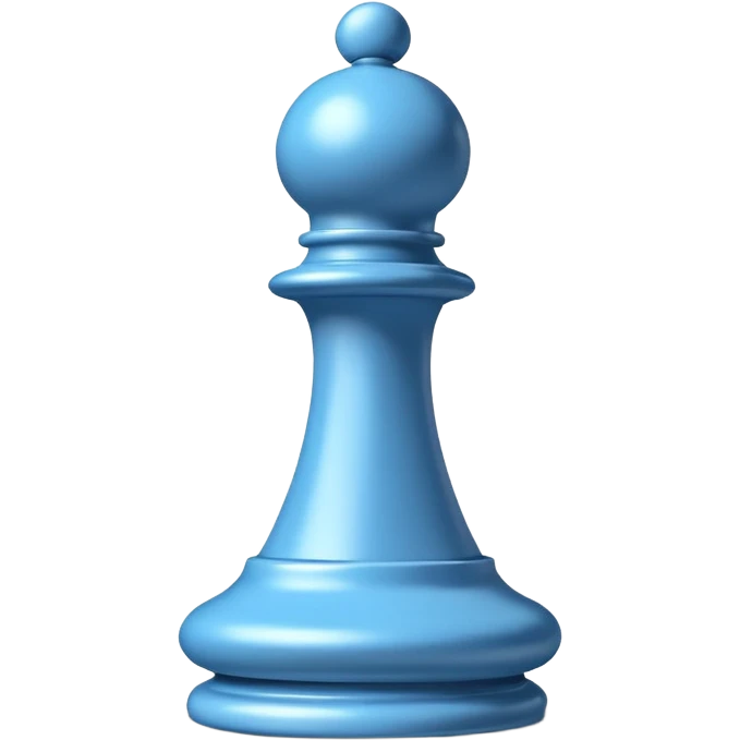
chess bishop piece object, classic bishop shape with top slit, 3D cartoon, glossy material, soft shadow, mobile game icon style, centered, clean background, no text, no watermark
 emoji