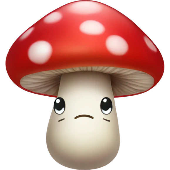 Cute mushroom and cherry emoji