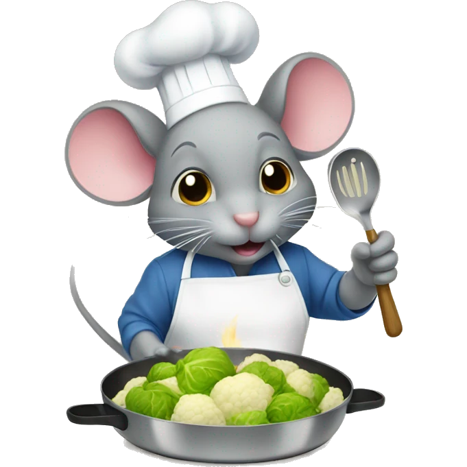 Mouse cooking rosenkohl  emoji