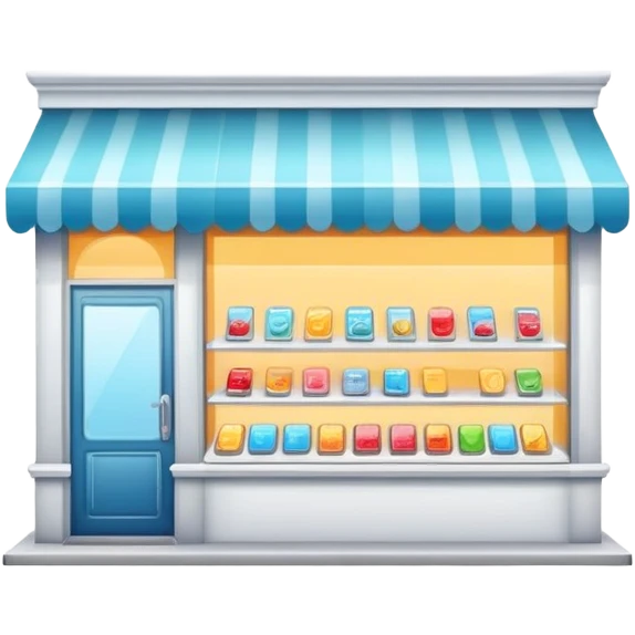 retail shop storefront with display window emoji