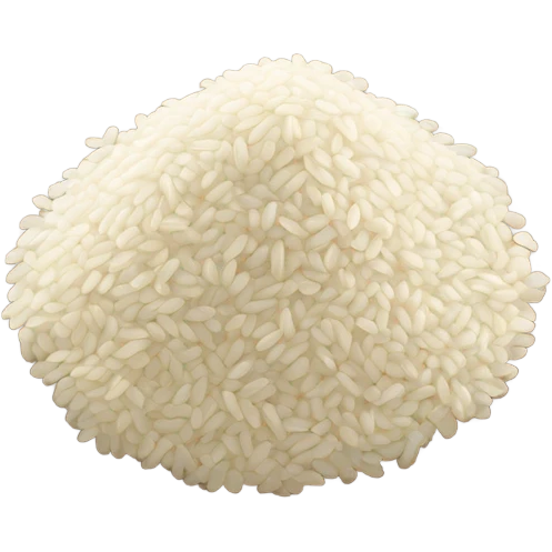 Piece of rice with a name on it emoji