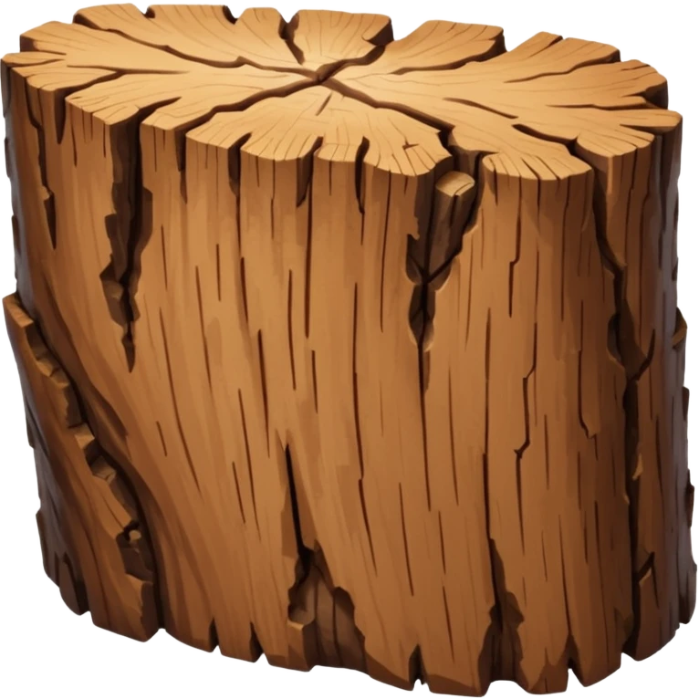 brown piece of oak bark emoji