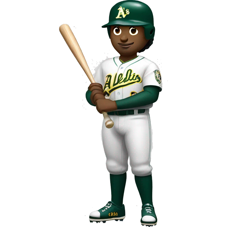 oakland athletics baseball player emoji