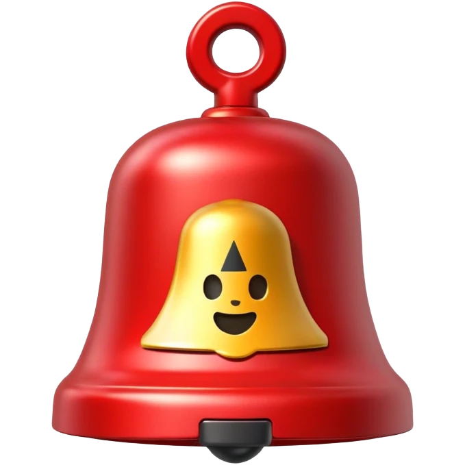 warning bell with exclamation mark emoji