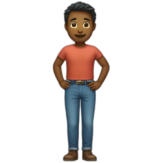 One Hand on Hip emoji