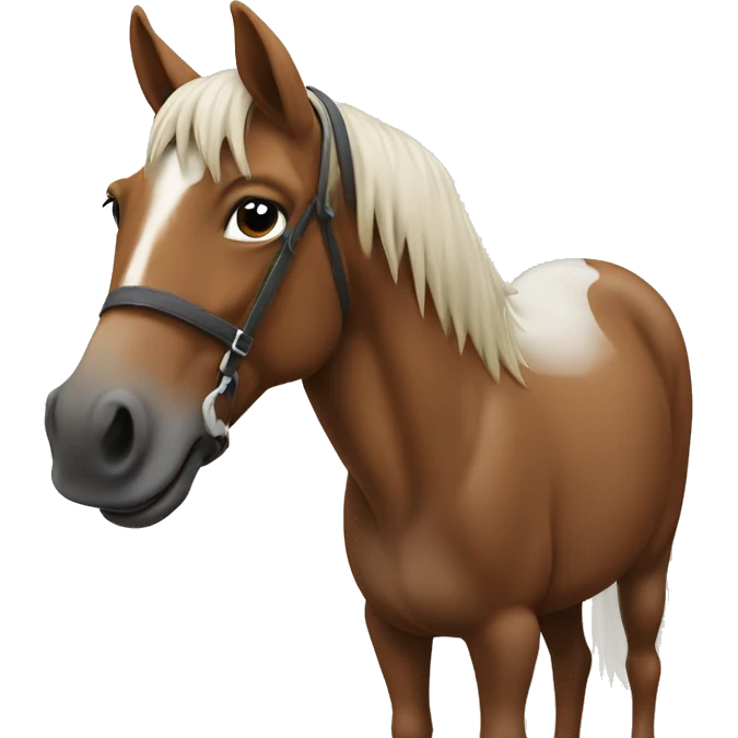 paard met kabouter er op emoji