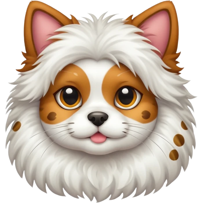 Dog in cat emoji