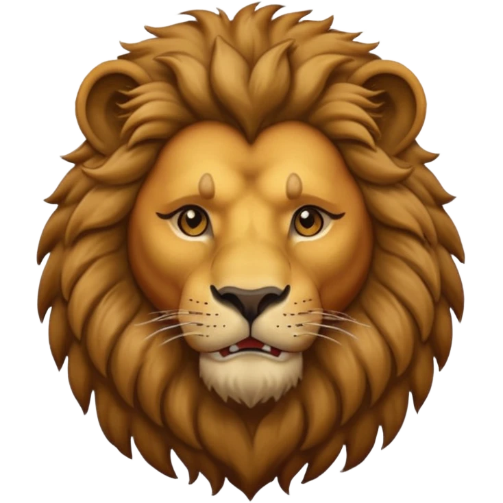 lion with a human neck (photo must be cropped to the middle of the neck) emoji