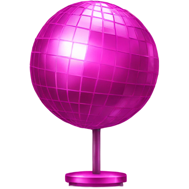 pink disco ball emoji