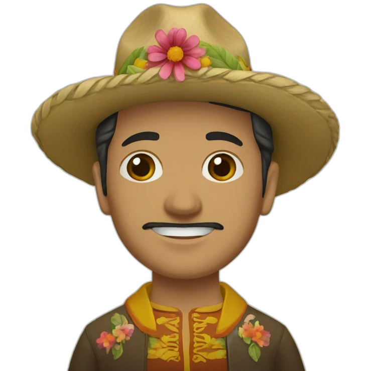 mexico flores de cempasuchil emoji