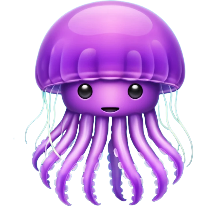 Make a purple jellyfish emoji