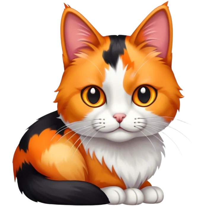 Calico cat emoji