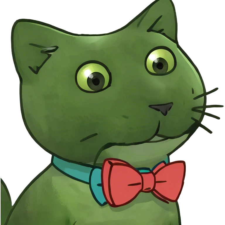Katze mit schleife  emoji