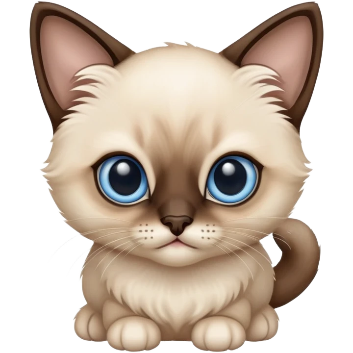 Siamese  kitten emoji