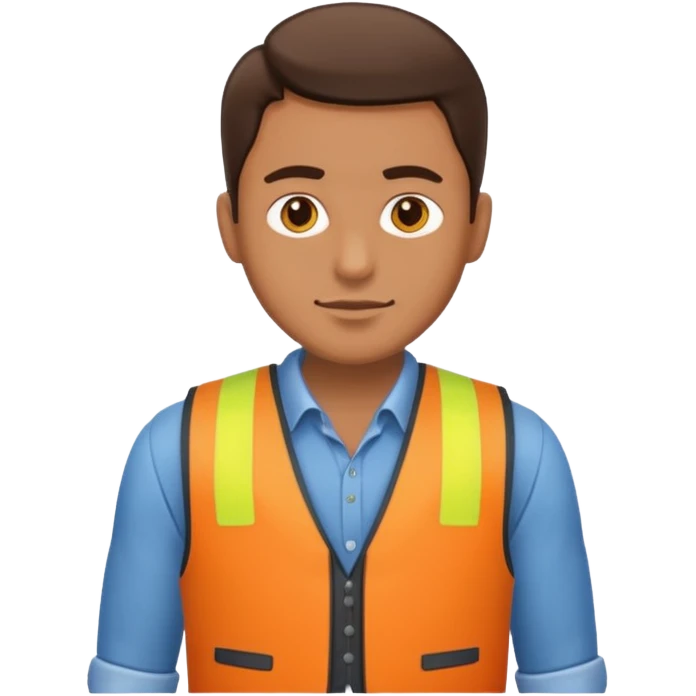 man in vest emoji