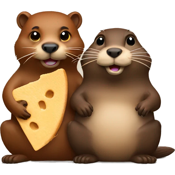 beaver with nacho emoji