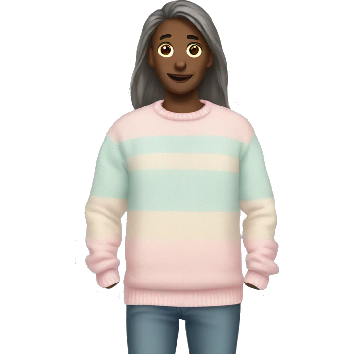 Pastel sweater emoji