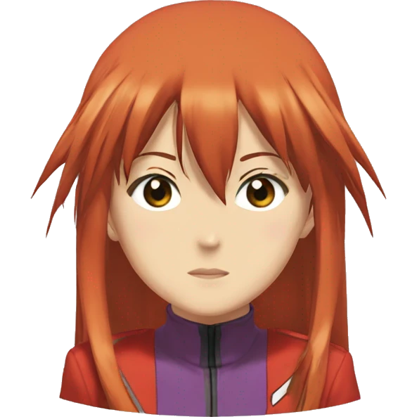Asuka langley from evangelion emoji