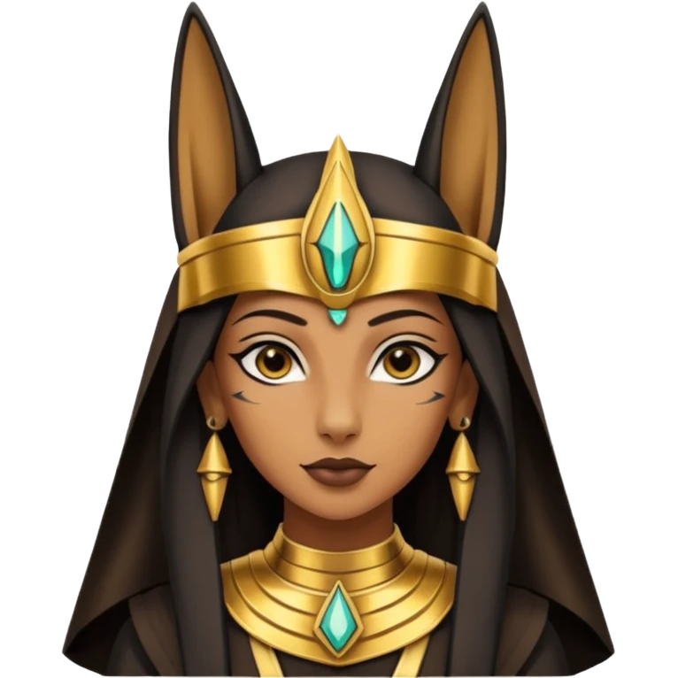 Star Wars setting posed young female Anubis  emoji