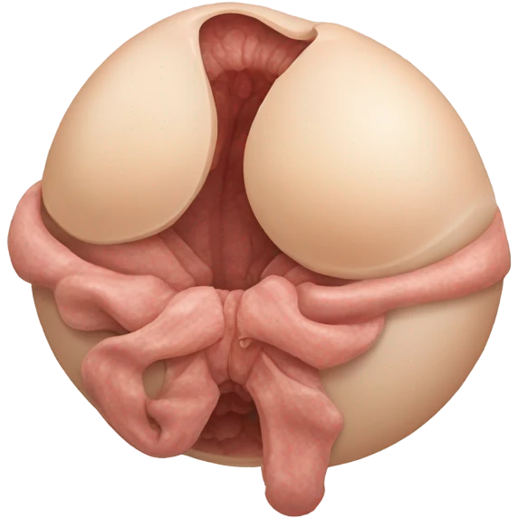 Create an image of a medical illustration of nipple emoji