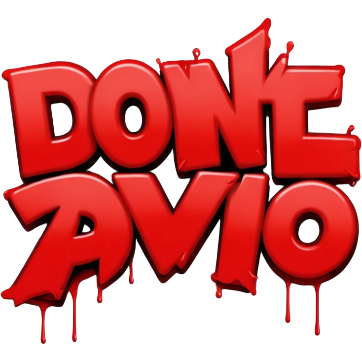 Letters saying “don’t PMO” meaining “don’t piss me off”  emoji